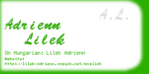 adrienn lilek business card